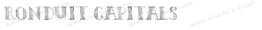 Ronduit Capitals字体转换